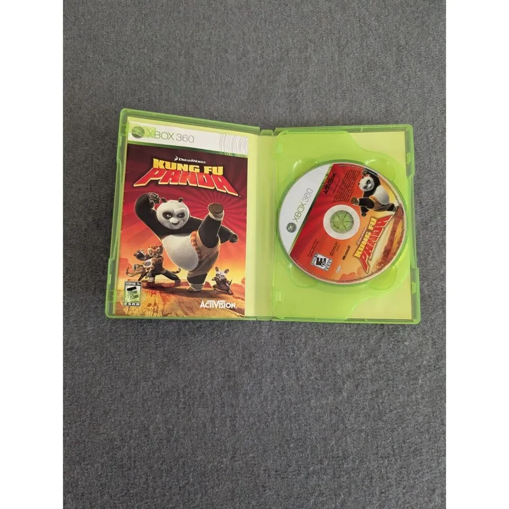 Xbox 360 Kung Fu Panda LEGO Indiana Jones Combo Pack Bundle Tested Working